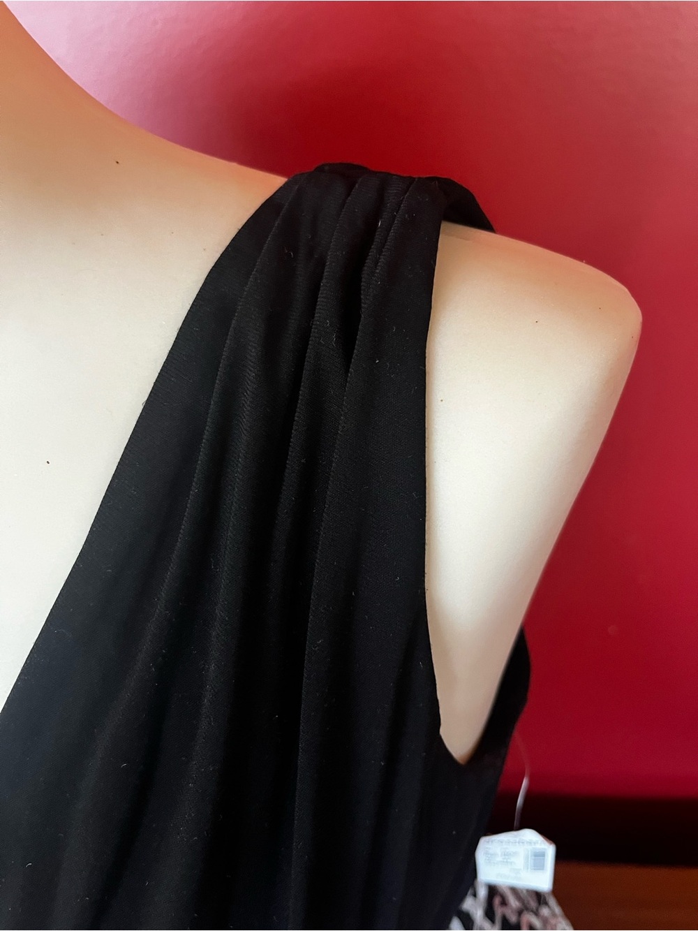 New Roz & Ali Black Bodice with White Lace Overlay Dress - Picture 3 of 16